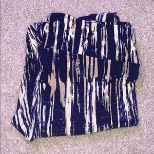 LLR tc leggings blue, navy, white, beige